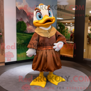 Brun And maskot kostume...