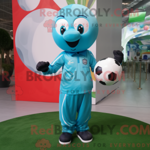 Turkis fodbold maskot...