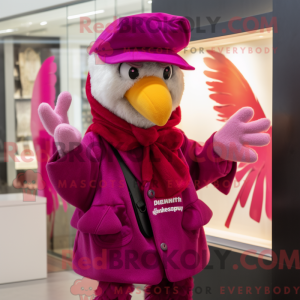 Magenta Hens Maskottchen...