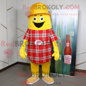 Citroengele fles ketchup...