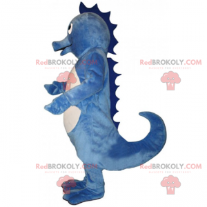 Maskot modrý mořský koník - Redbrokoly.com