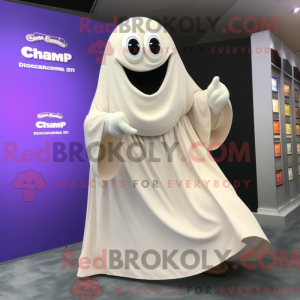 Cream Ghost maskot kostume...