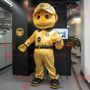 Maskottchenkostüm Gold...
