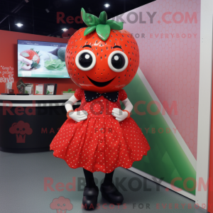 Strawberry mascot costume...