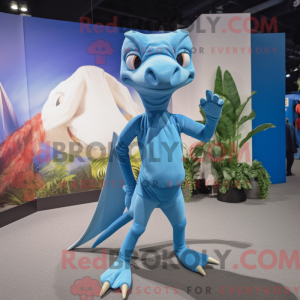 Postava maskota Sky Blue...