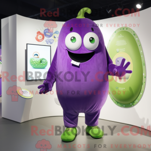 Purple Cucumber mascot...