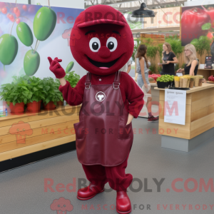 Maroon Cherry maskot...