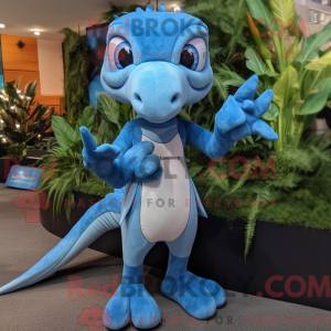 Sky Blue Dimorphodon mascot...