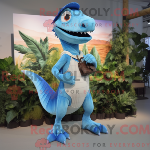 Sky Blue Dimorphodon mascot...