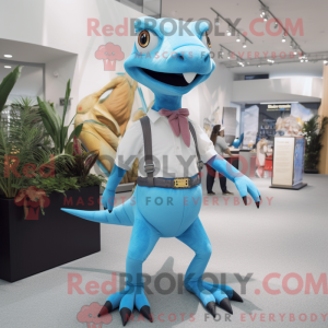 Sky Blue Dimorphodon mascot...