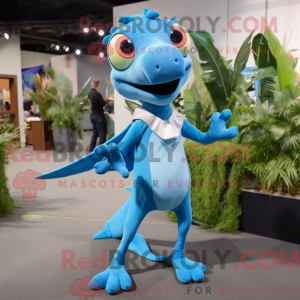 Sky Blue Dimorphodon mascot...