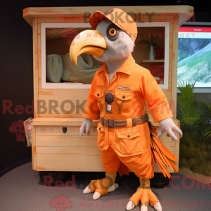 Orange Vulture mascot...