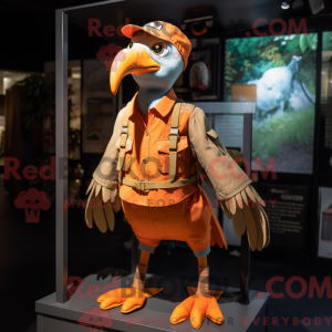 Orange Vulture mascot...