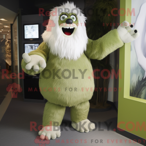 Postava maskota Olive Yeti...