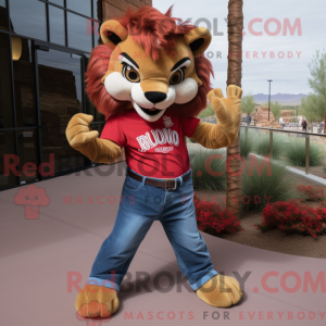 Maskotka Red Mountain Lion...