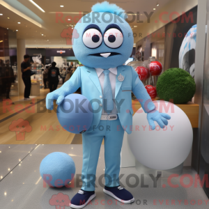 Sky Blue Meatballs mascotte...