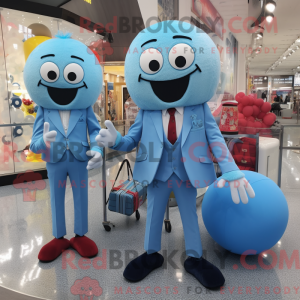 Sky Blue Meatballs mascotte...