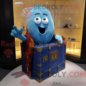 Maskottchenkostüm Blaue...