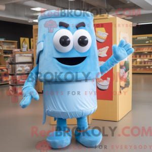 Sky Blue Lasagna mascot...