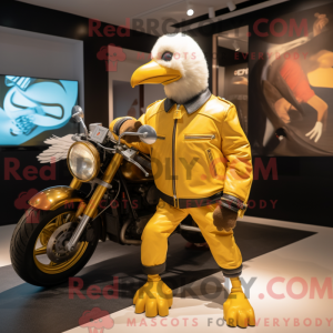 Gold Albatross maskot...