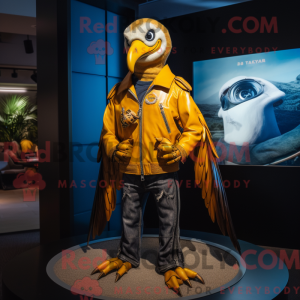 Gold Albatross mascot...