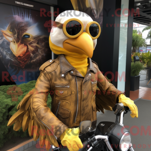 Gold Albatross mascot...