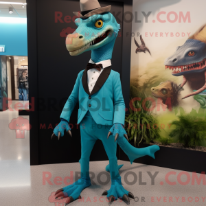 Turkis Dimorphodon maskot...