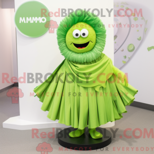 Postava maskota Lime Green...