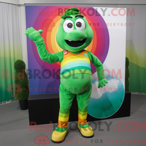 Green Rainbow mascot...