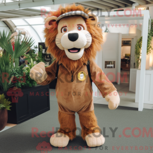 Costume mascotte de Lion...