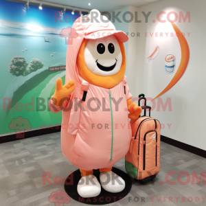 Peach Golf Bag máscara de...