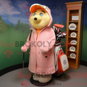 Peach Golf Bag máscara de...
