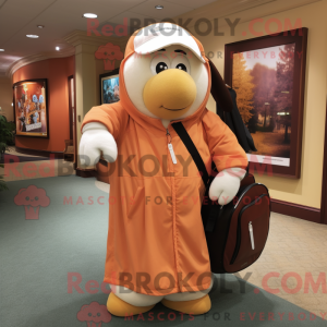 Peach Golf Bag mascot...