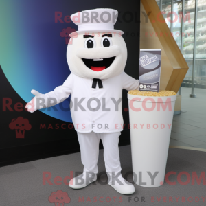 White Candy Box mascot...