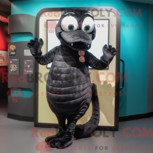 Máscara de cobra negra...