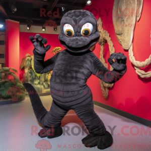 Máscara de cobra negra...