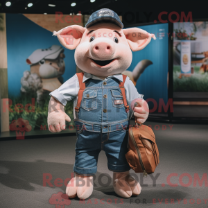 Pig mascot costume...