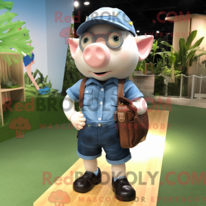Pig mascot costume...