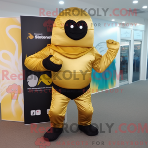 Postava maskota zlatého...