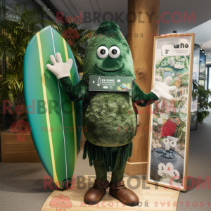 Forest Green Surfboard...