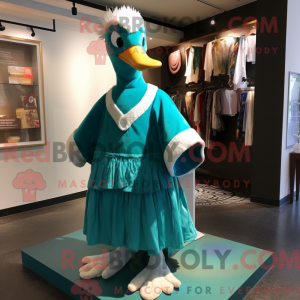 Postava maskota Teal Swans...