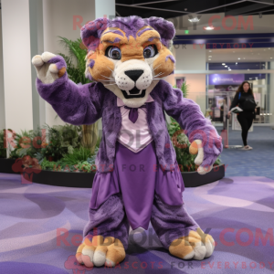 Lilla Smilodon maskot...
