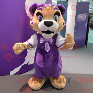 Lilla Smilodon maskot...