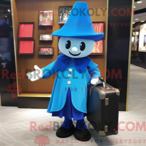 Blue Magician mascot...