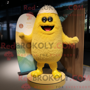 Maskottchenkostüm Gold...