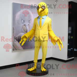Lemon Yellow Harpy mascot...