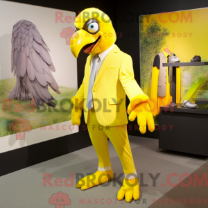 Lemon Yellow Harpy mascot...