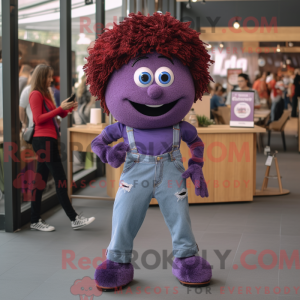 Purple Meatballs maskot...