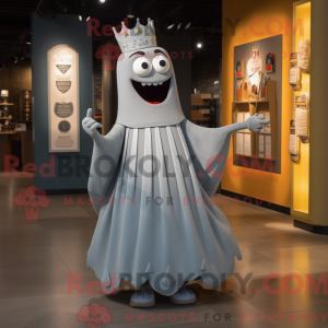Gray Ghost mascot costume...
