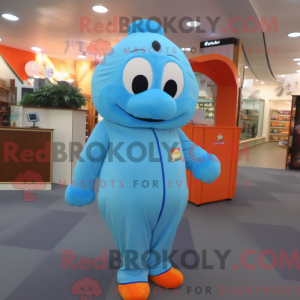 Sky Blue Apricot mascot...